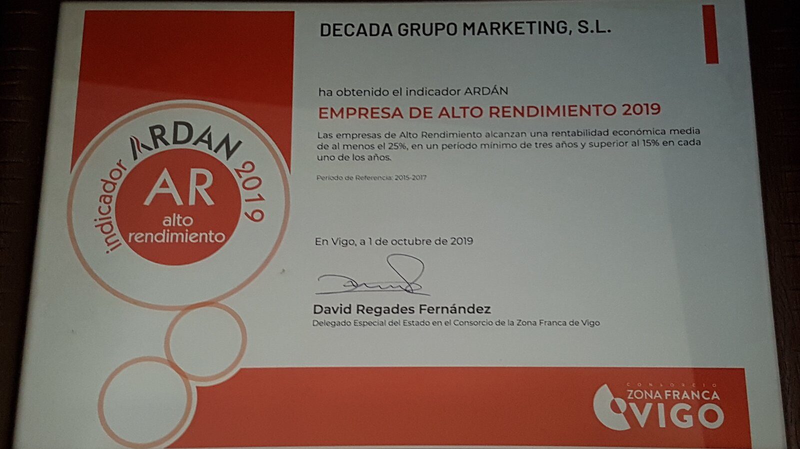 Indicador ARDÁN